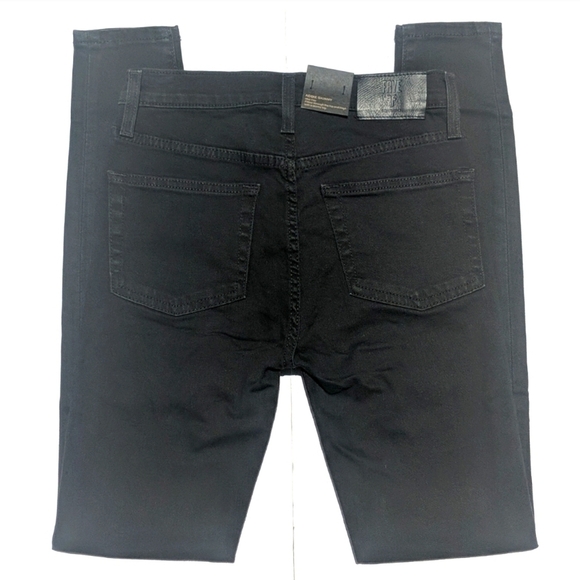 Frye Addie Classic Mid Rise Fitted Skinny Jeans Black Ember Size 25 - Picture 5 of 16